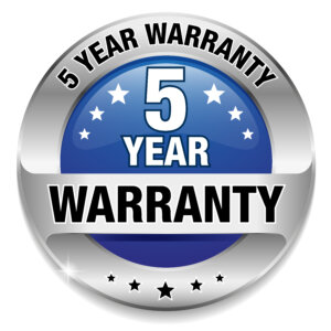 electrical 5 year warranty