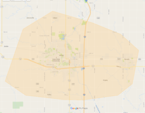 Electrician in Ames 24 / 7 Service Area Map