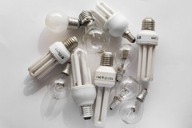 different light bulbs for better energy efficiency